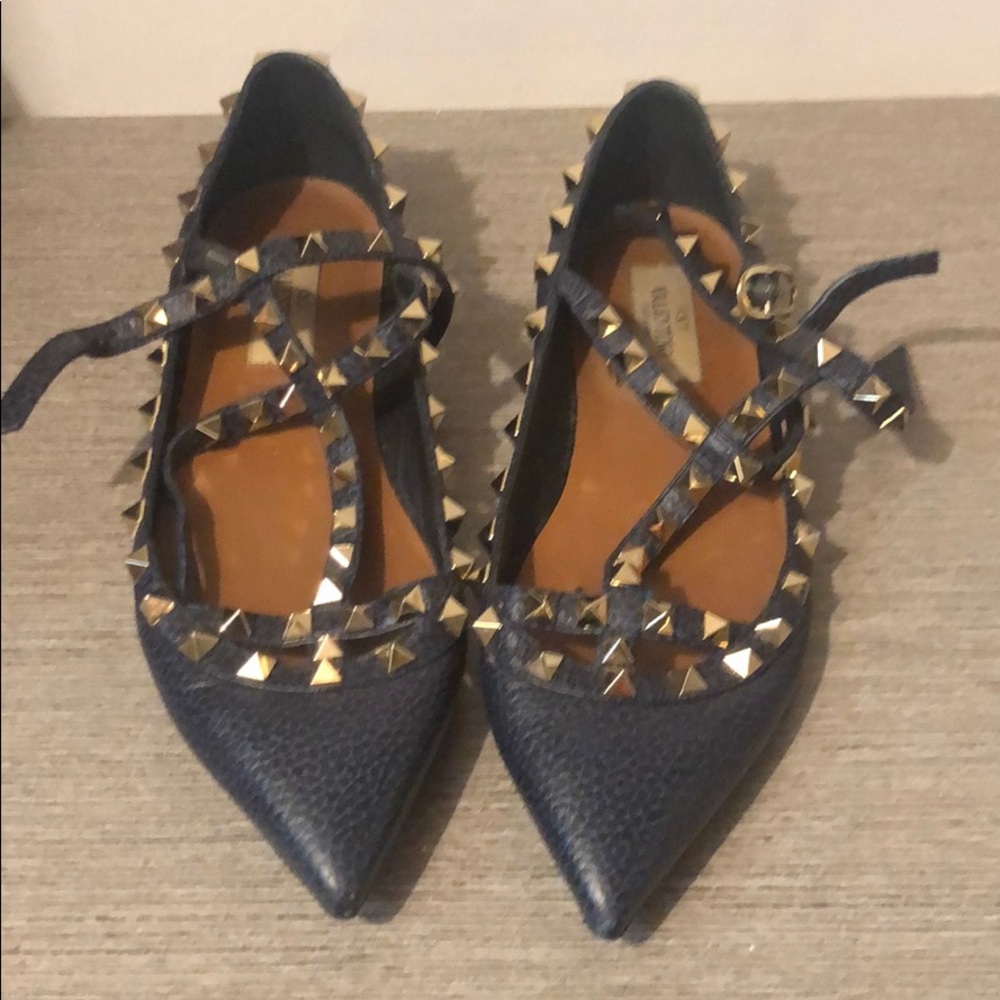 ❌SOLD: Valentino Rockstud Flats - Picture 2 of 5
